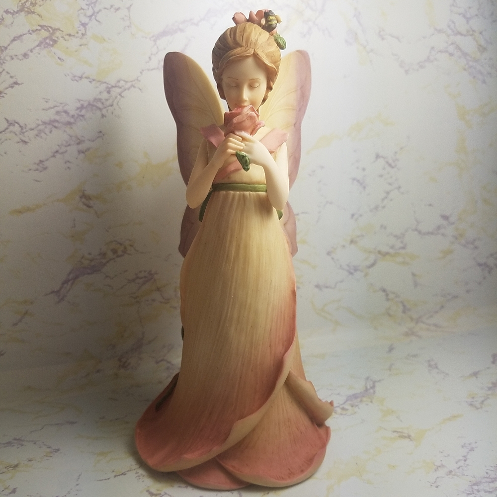 SOLD Rose Floral girl with honey bee
